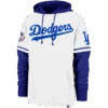 '47 BRAND Men's Dodgers Cooperstown 47 Shortstop Pullover Hoodie 2 '47 BRAND Men's Dodgers Cooperstown 47 Shortstop Pullover Hoodie -Sports Basement Outlet 100283316 WHITEWASH 1