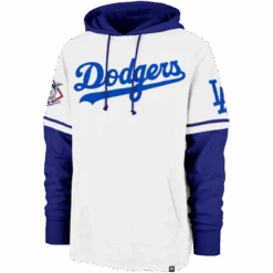 '47 BRAND Men's Dodgers Cooperstown 47 Shortstop Pullover Hoodie
