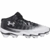 Under Armour Men's Spotlight Hammer Football Cleats -Sports Basement Outlet 100285098xBLACKWHITEx1