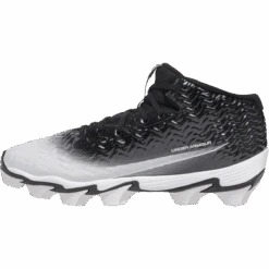 Under Armour Men's Spotlight Hammer Wide Football Cleats 9 Under Armour Men's Spotlight Hammer Wide Football Cleats -Sports Basement Outlet 100285099.001.BlackWhite.2