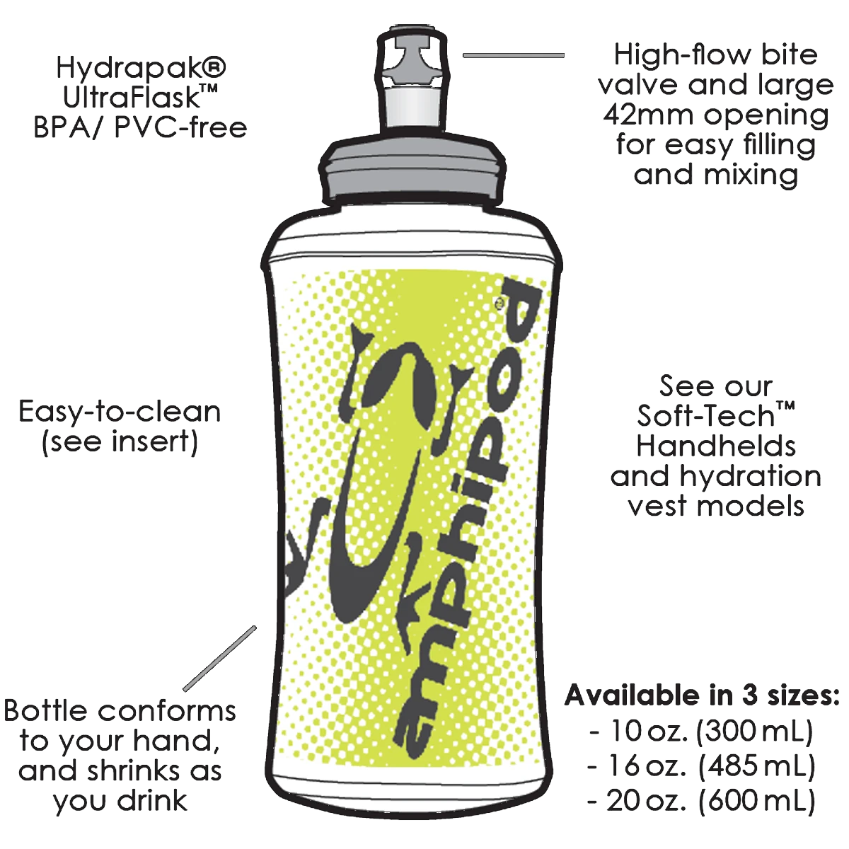 16 Oz Soft-Tech Minimalist Handheld 6 16 Oz Soft-Tech Minimalist Handheld - Image 4