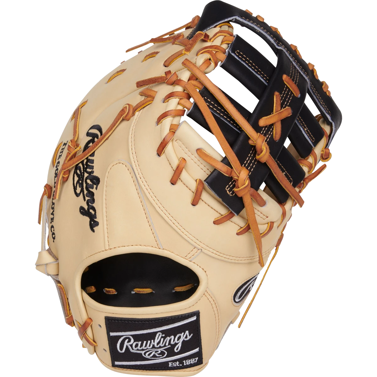 Rawlings Heart Of The Hide First Base Mitt - 13" Single Post Double Bar LHT 3 Rawlings Heart Of The Hide First Base Mitt - 13" Single Post Double Bar LHT