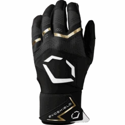 EVOSHIELD Youth Carbyne Batting Glove With Wrist Wrap -Sports Basement Outlet 100286846 BLK 1 1