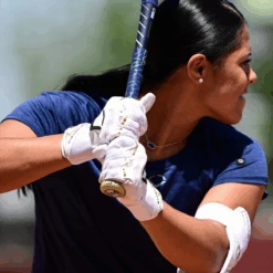 EVOSHIELD Youth Carbyne Batting Glove With Wrist Wrap -Sports Basement Outlet 100286846 VBLU 8 1