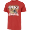 '47 BRAND Men's 49ers Stripe Splash Franklin Tee 2 '47 BRAND Men's 49ers Stripe Splash Franklin Tee -Sports Basement Outlet 100286896 RED 3