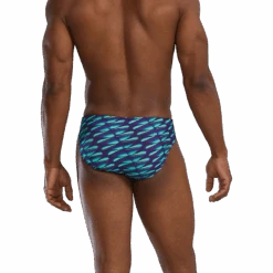 TYR Men's Durafast Elite Dragonflyte Brief -Sports Basement Outlet 100287338xGREENNAVYx3
