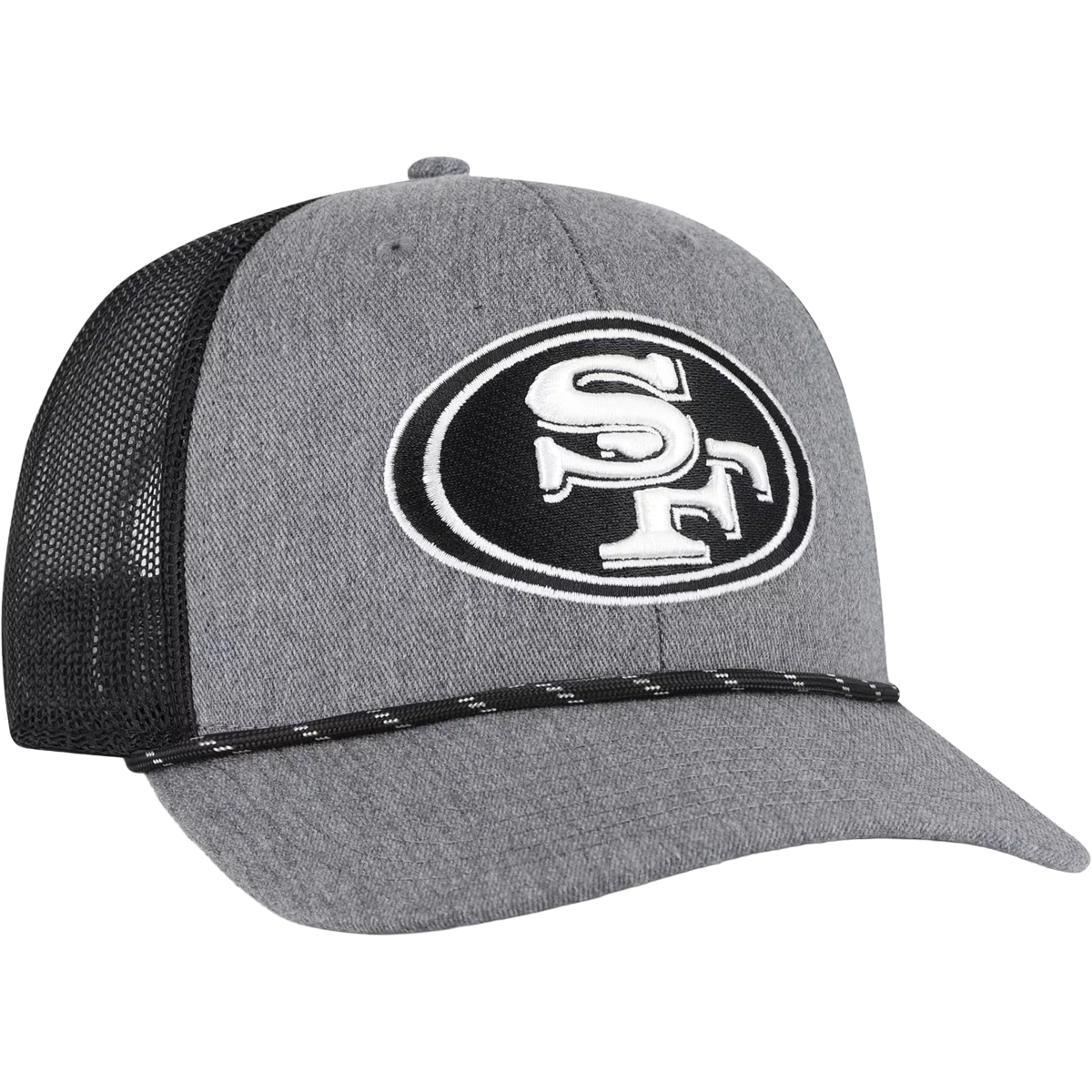 '47 BRAND 49ers Carbon Strap Rope 47 Trucker 4 '47 BRAND 49ers Carbon Strap Rope 47 Trucker - Image 2