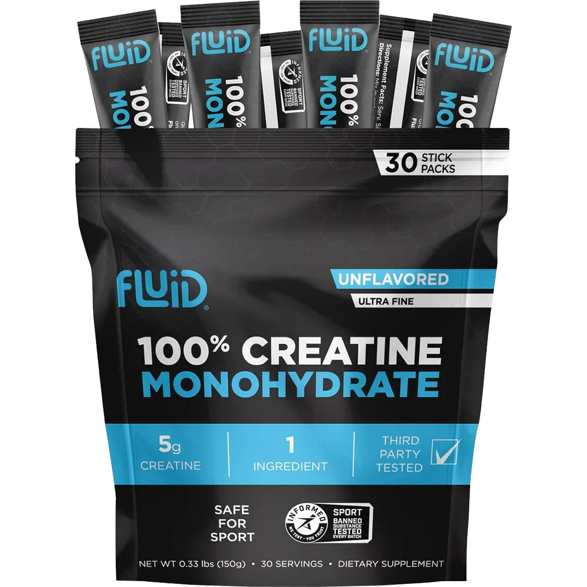 100% Creatine Monohydrate (30 Single Servings) 3 100% Creatine Monohydrate (30 Single Servings)