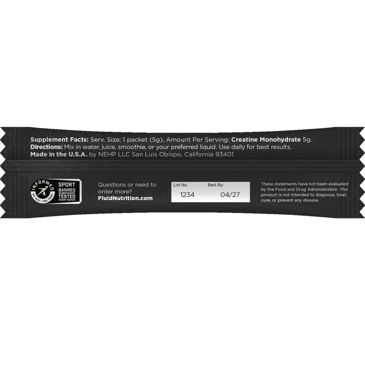 100% Creatine Monohydrate (30 Single Servings) 8 100% Creatine Monohydrate (30 Single Servings) - Image 6