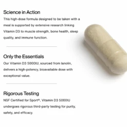 Vitamin D3 5000IU (60 Servings) -Sports Basement Outlet 100291772 3