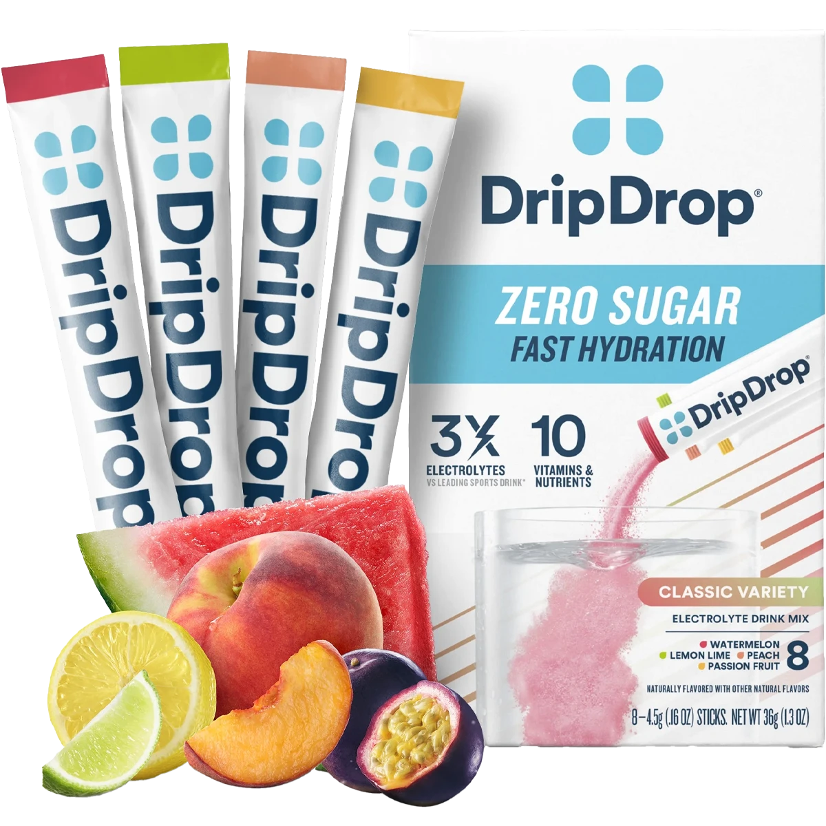 Zero Sugar Electrolyte Drink Mix (8 Servings) 3 Zero Sugar Electrolyte Drink Mix (8 Servings)