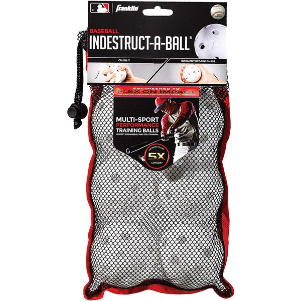 MLB 9" Indestruct-a-Ball Baseballs (6 Pack) 3 MLB 9" Indestruct-a-Ball Baseballs (6 Pack)