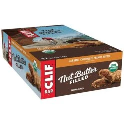CLIF® Bar Clif Bar Nut Butter Filled -Sports Basement Outlet Clif Bar Nut Butter CaramelChoc box 600x600 9f919e18 1b4d 4824 a867 459754079e2a