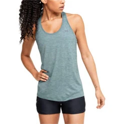 Under Armour Women's Tech Tank Twist -Sports Basement Outlet V5 1275487 396 FC Main 600x600 143ba611 2dac 4c1f 909e 416f31600ef4