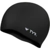 TYR Wrinkle Free Silicone Cap - Black -Sports Basement Outlet Wrinkle Free Silicone Cap Black