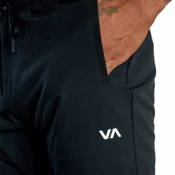 RVCA Yogger Pant II -Sports Basement Outlet avynp00109 rvca w blk dtl1