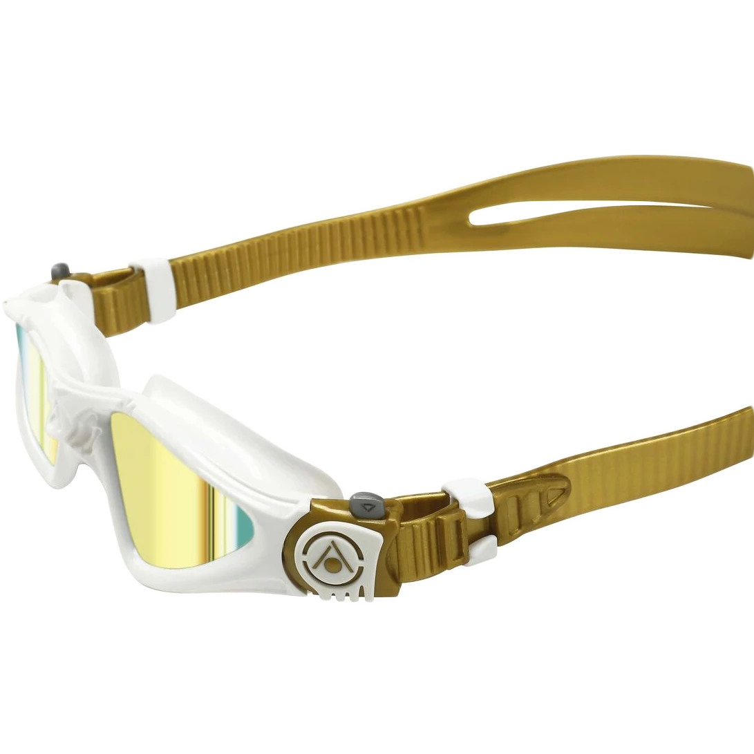 AQUA SPHERE Kayenne - White & Gold/Gold Mirror 5 AQUA SPHERE Kayenne - White & Gold/Gold Mirror - Image 3