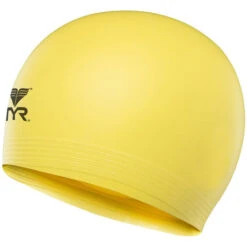 TYR Latex Swim Cap - Flourescent Yellow