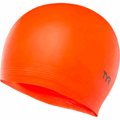 TYR Latex Swim Cap - Flourescent Orange