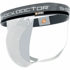 SHOCK DOCTOR Core Supporter W/Cup Pocket - White