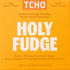 100% Plant Based 70g Bar 18 100% Plant Based 70g Bar -Sports Basement Outlet tcho bars pdp holy fudge front 1720x1900 e16974cb e81c 4732 bd18 c1fff3eee746